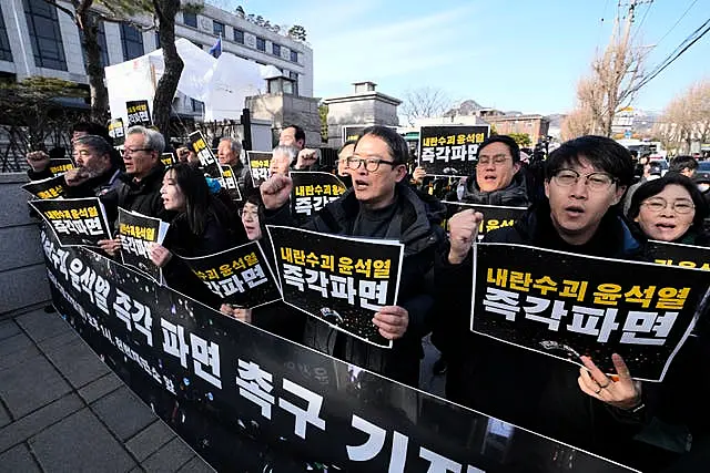 Court Orders Detention of Impeached South Korean President