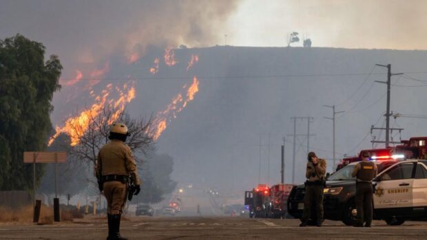 Massive Wildfire Erupts Near Los Angeles Forcing Mass Evacuation