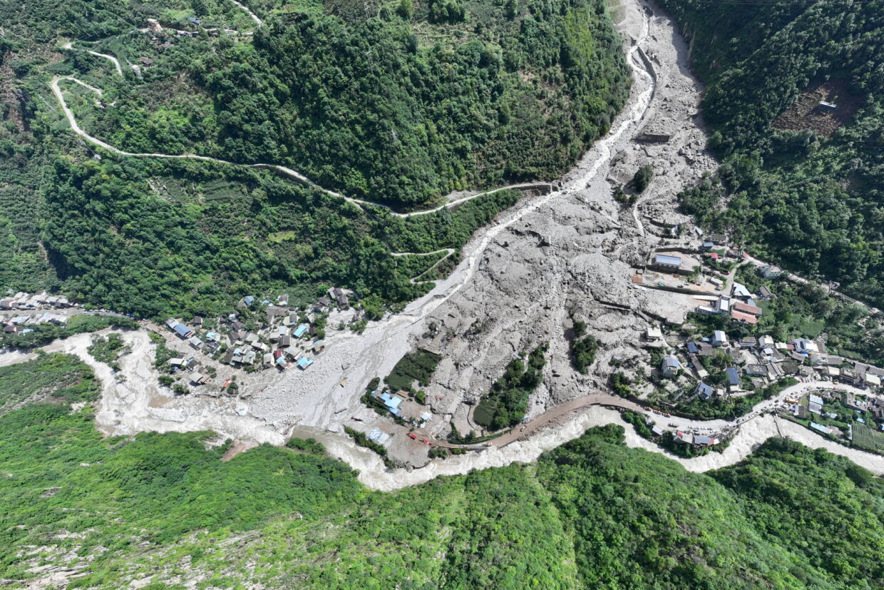 Mountain Collapses Without Warning In Chinese Village Burying Dozens Alive